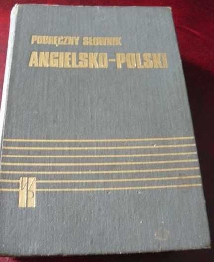 Słownik angielsko - polski gruby z *83 rok