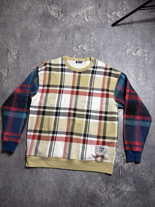 bape check crewneck legit бейп оригінал