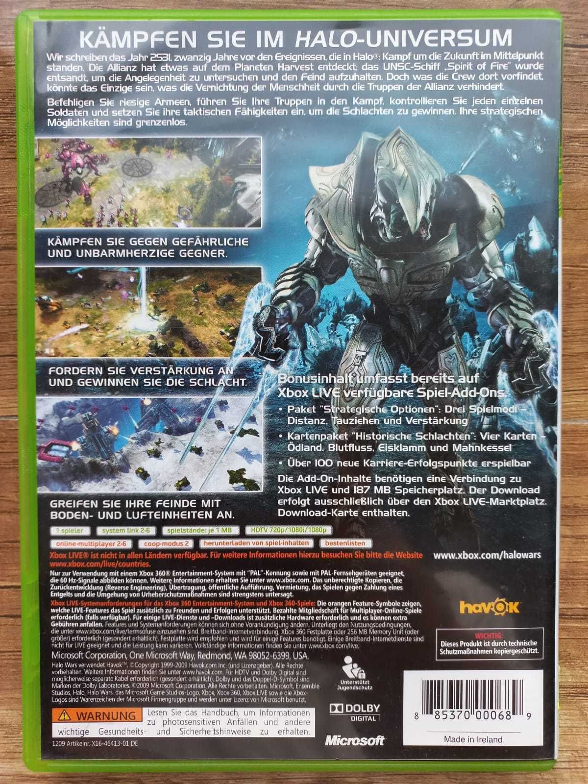 Halo Wars xbox 360 prezent NIEMIEC