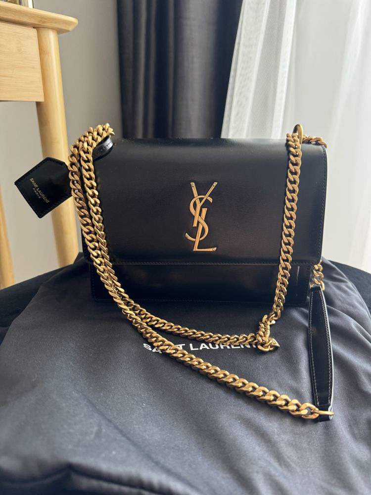 Сумка ysl sunset оригинал , saint laurent , оригінал