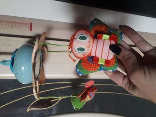 Карусель МОБИЛЬ Мини-мобиль на прищепке Biba Toys Счастливые жучки