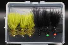 Streamery 6 szt. Woolly Bugger F-box Z PODBESKIDZIA