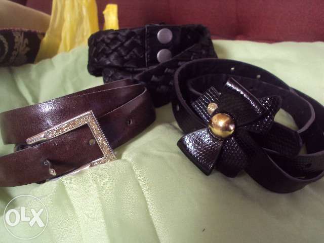 Conjunto 3 cintos