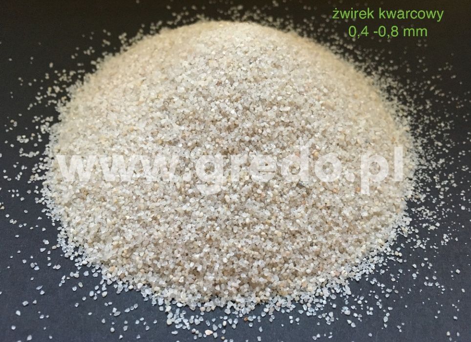 Piasek do filtra basenowego 0,4-0,8 mm  Atest PZH      HURT-DETAL