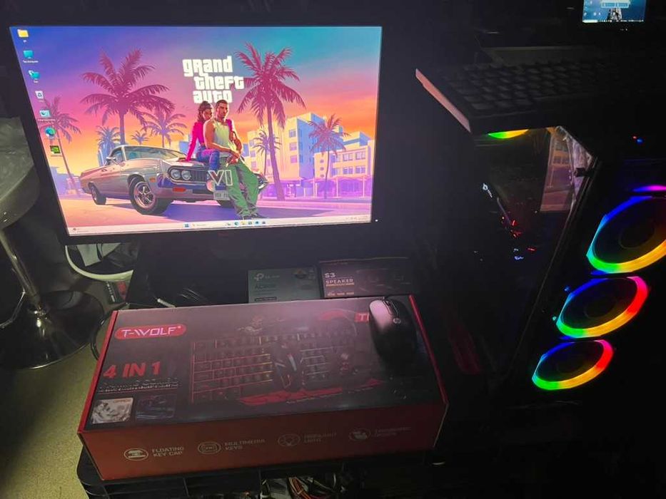 Komputer Gaming GTX 1050 4GB/32GB RAM/i5/512GB SSD/2TB HDD RBG LED