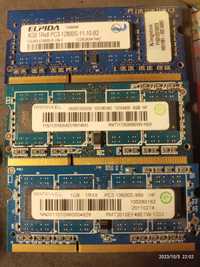 DDR3 4GB и DDR3L4GB DDR2 1GB для ноутбуков