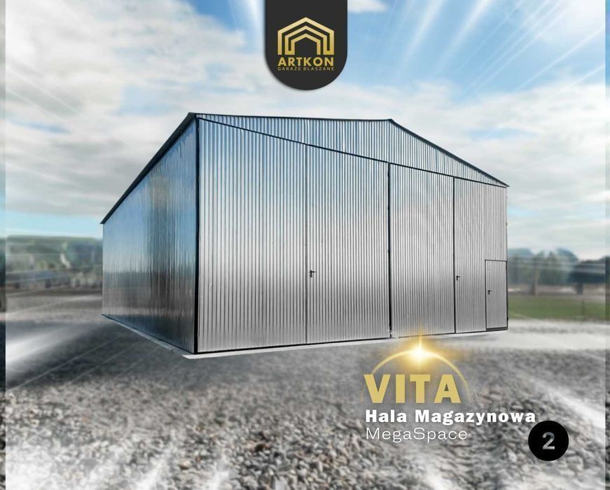 Hale stalowe magazynowe do przechowywania i produkcji