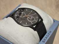 Skagen SKW6180 40mm Nowy Kpl mineralne szkło cienki Modny