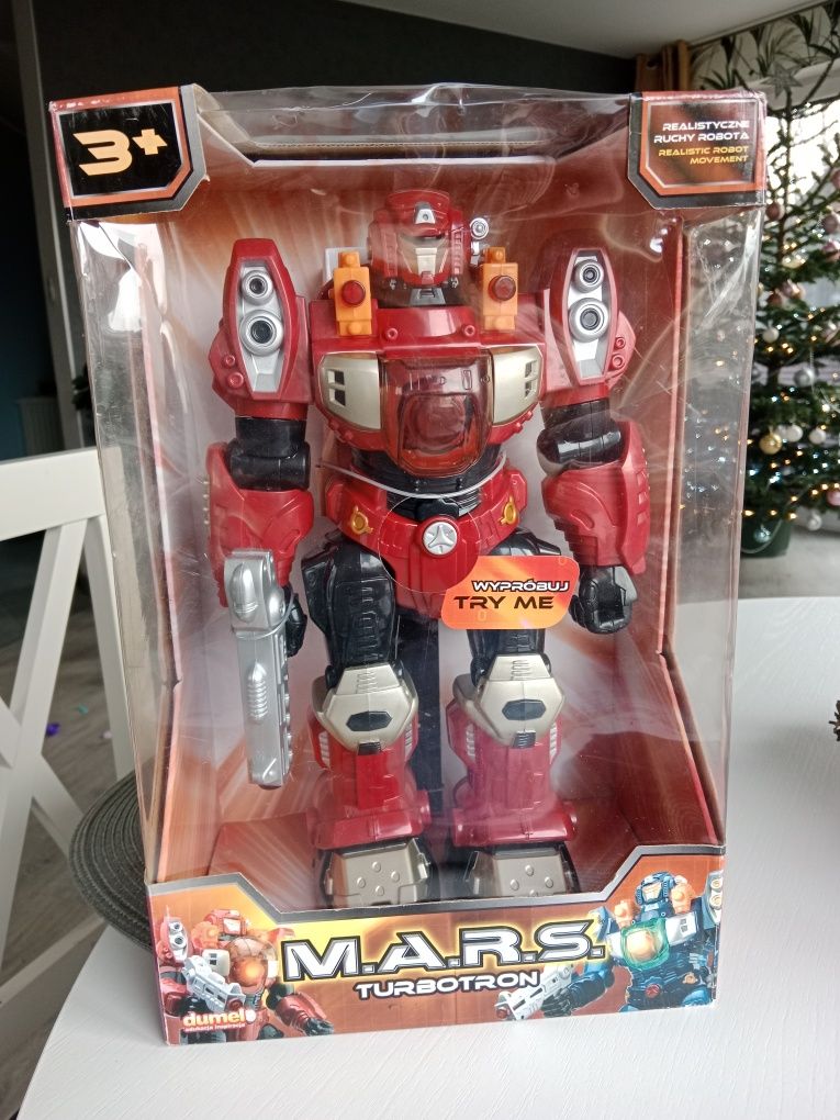 robot mars turbotron czerwony