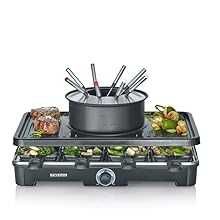 SEVERIN - Kombinacja raclette i fondue 1400 W Czarny RG 2347