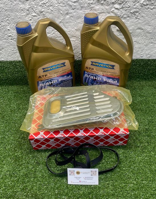 Комплект для заміни оливи з фільтром АКПП 5HP19 | ATF RAVENOL | FEBI