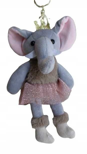 Nowa zawieszka maskotka do plecaka kluczy Słonik Słoń na szczęście