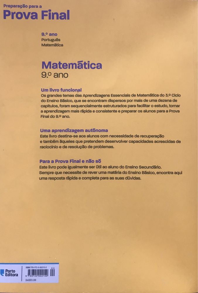 Livro de exame 9 ano matematica