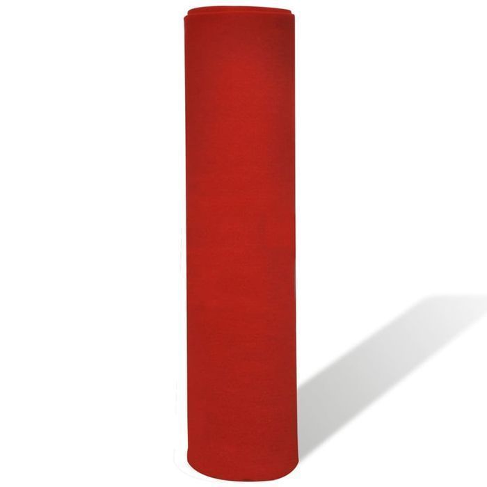 vidaXL Czerwony dywan 1 x 10 m, bardzo ciężki 400 g/m2