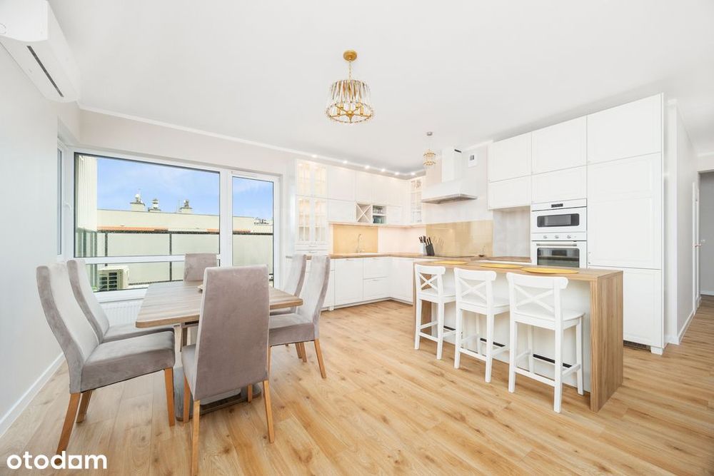 Luksusowy apartament, taras 37m2, widok na Wisłę