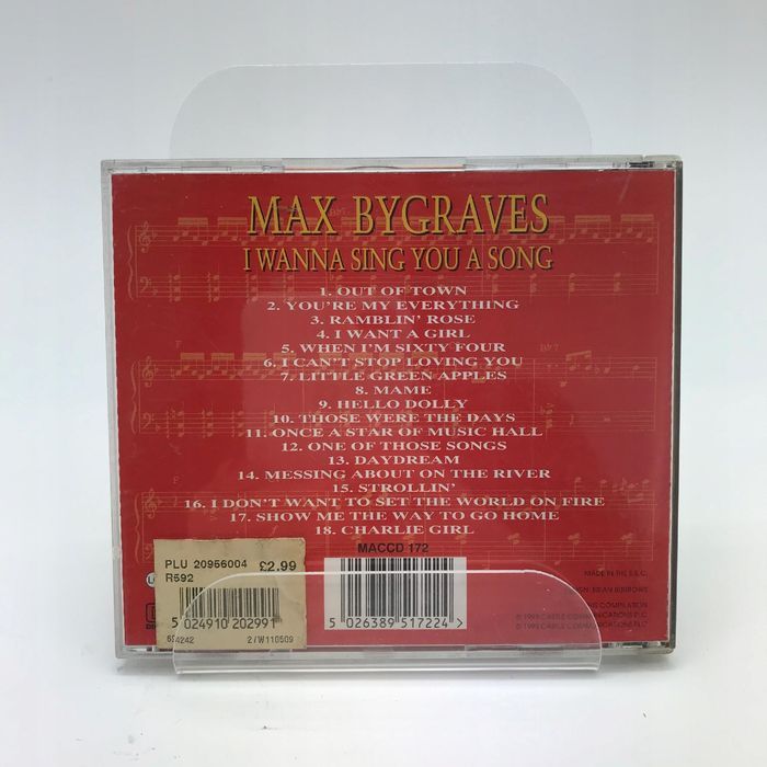 cd - max bygraves - i wanna sing you a song