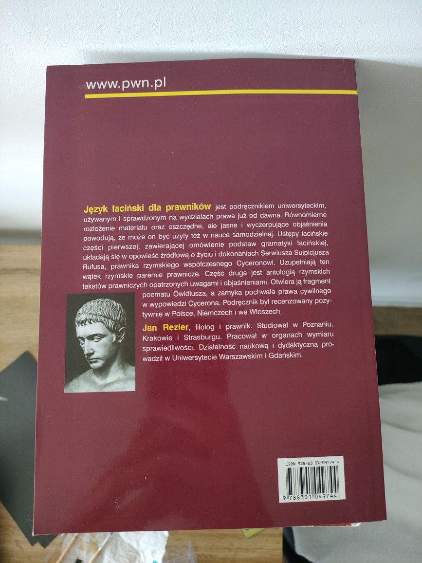 Język Łaciński dla prawników, książka do łaciny prawniczej
