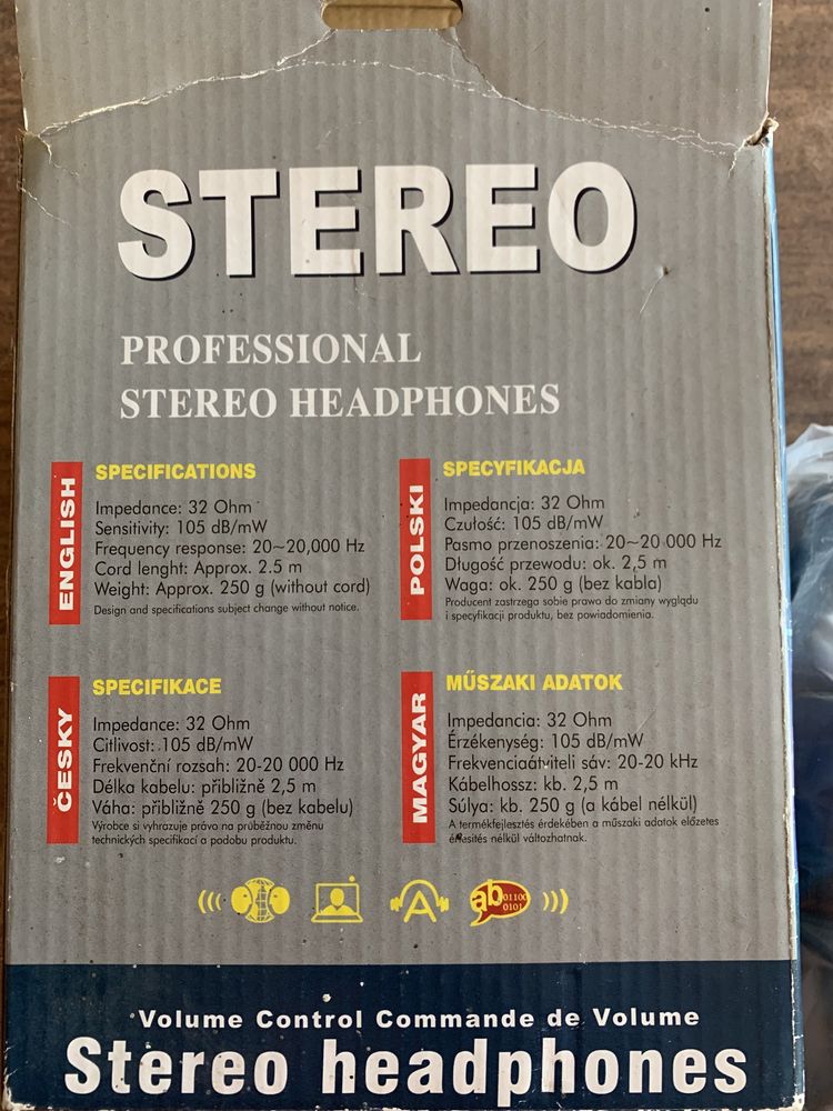 Słuchawki stereo