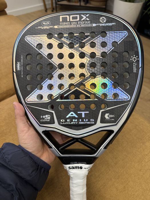 Raquete de Pádel Nox AT Genius Attack 18K