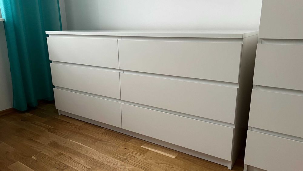 IKEA Malm Komoda, 160x78 , sześć szuflad