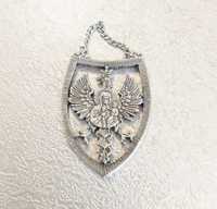 Ryngraf z orzełkiem srebrny 925 męski  / Nowy Lombard / Częstochowa