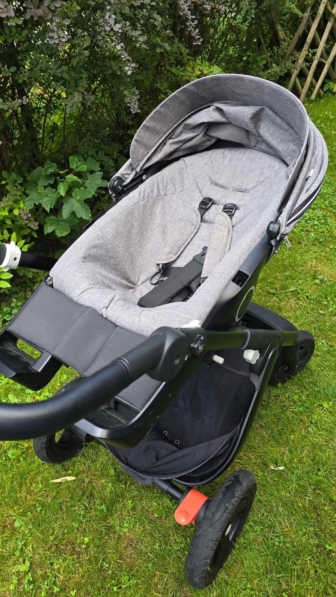 Wózek Stokke Trailz 3w1 + adaptery + Fotelik Maxi Cosi Pebble Plus