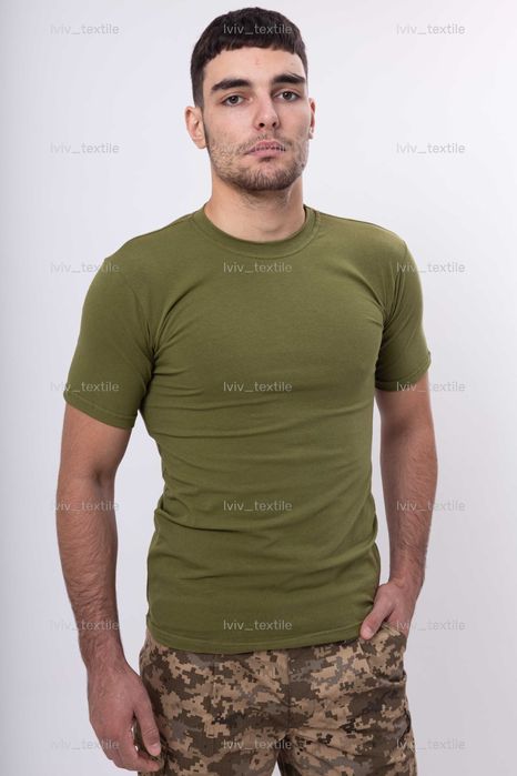 Футболка олива військова хакі