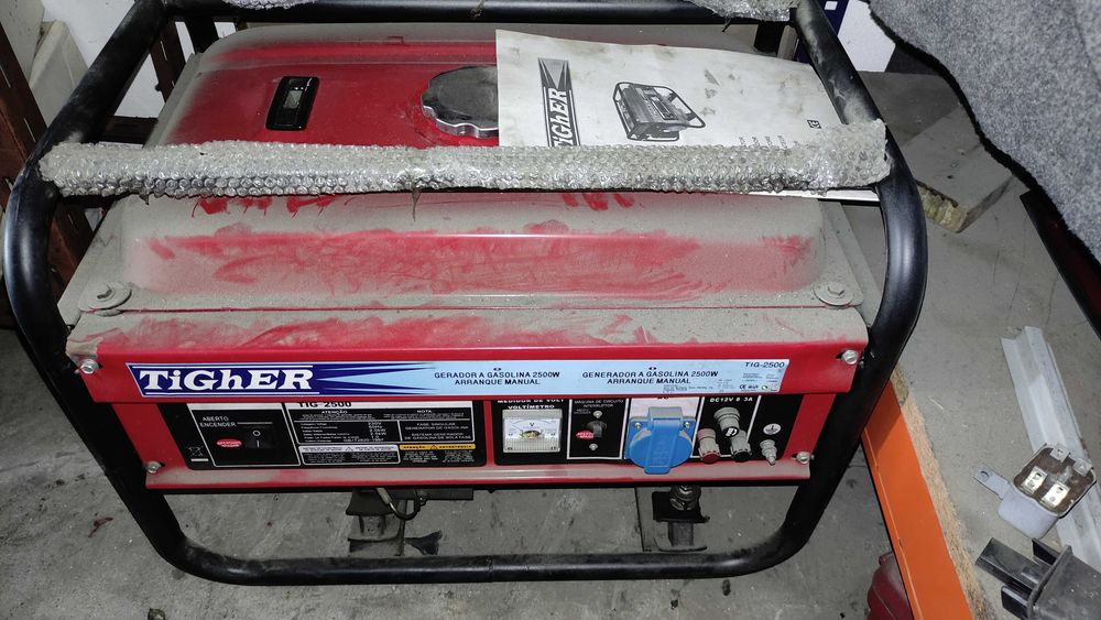 Gerador a Gasolina Marca Tigher de 2500w, Excelente Preço