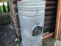 Beczka stalowa ocynk 400l