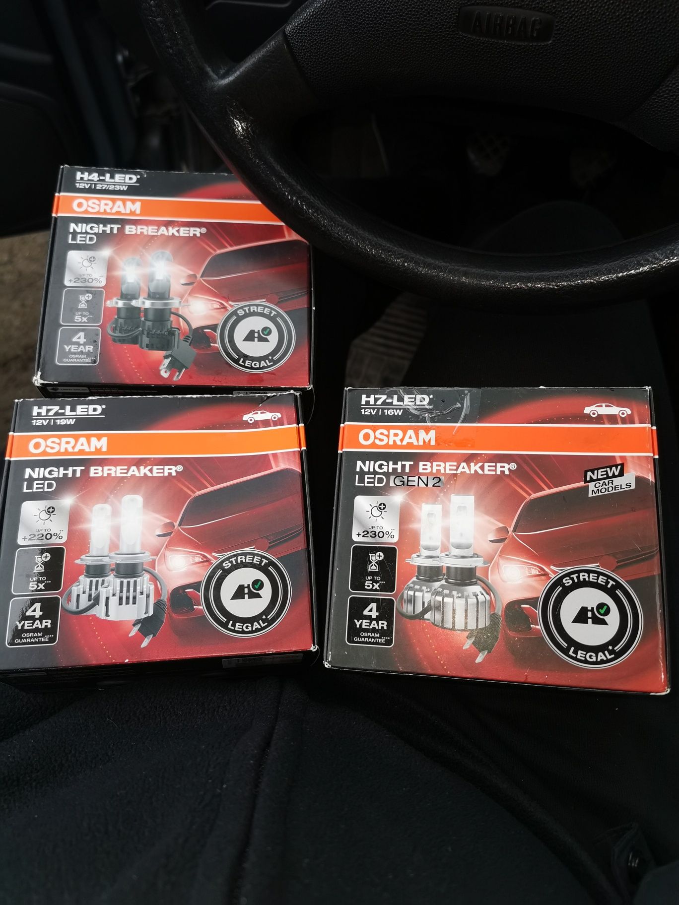 Żarówki led H4 H7