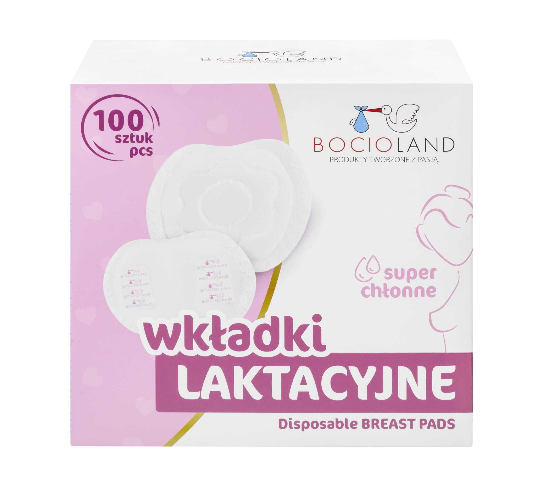 Bocioland wkładki laktacyjne superabsorbent  Big Pack 100szt B0C0156