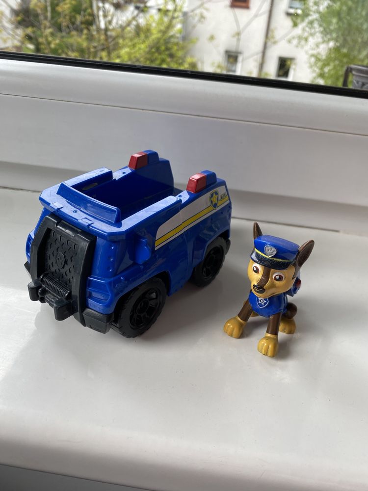 Psi patrol Chase pojazd z figurką