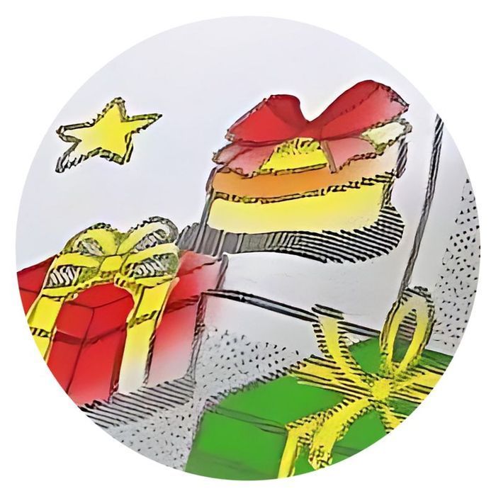 Serweta Navidad 80 x 80 DomoweTekstylia | WN831N 080 | Boże Narodzenie