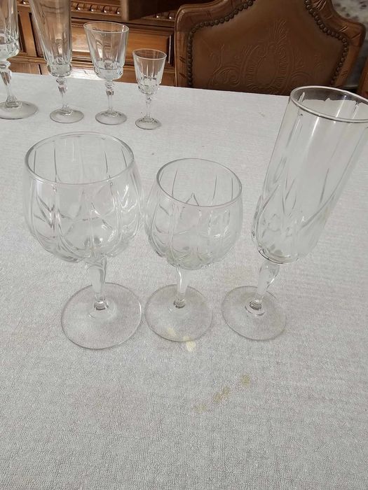 Conjunto de copos cristal