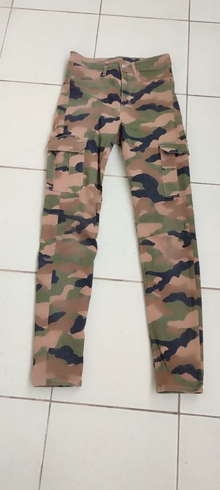 Spodnie bojówki moro khaki stan bdb rozmiar 36