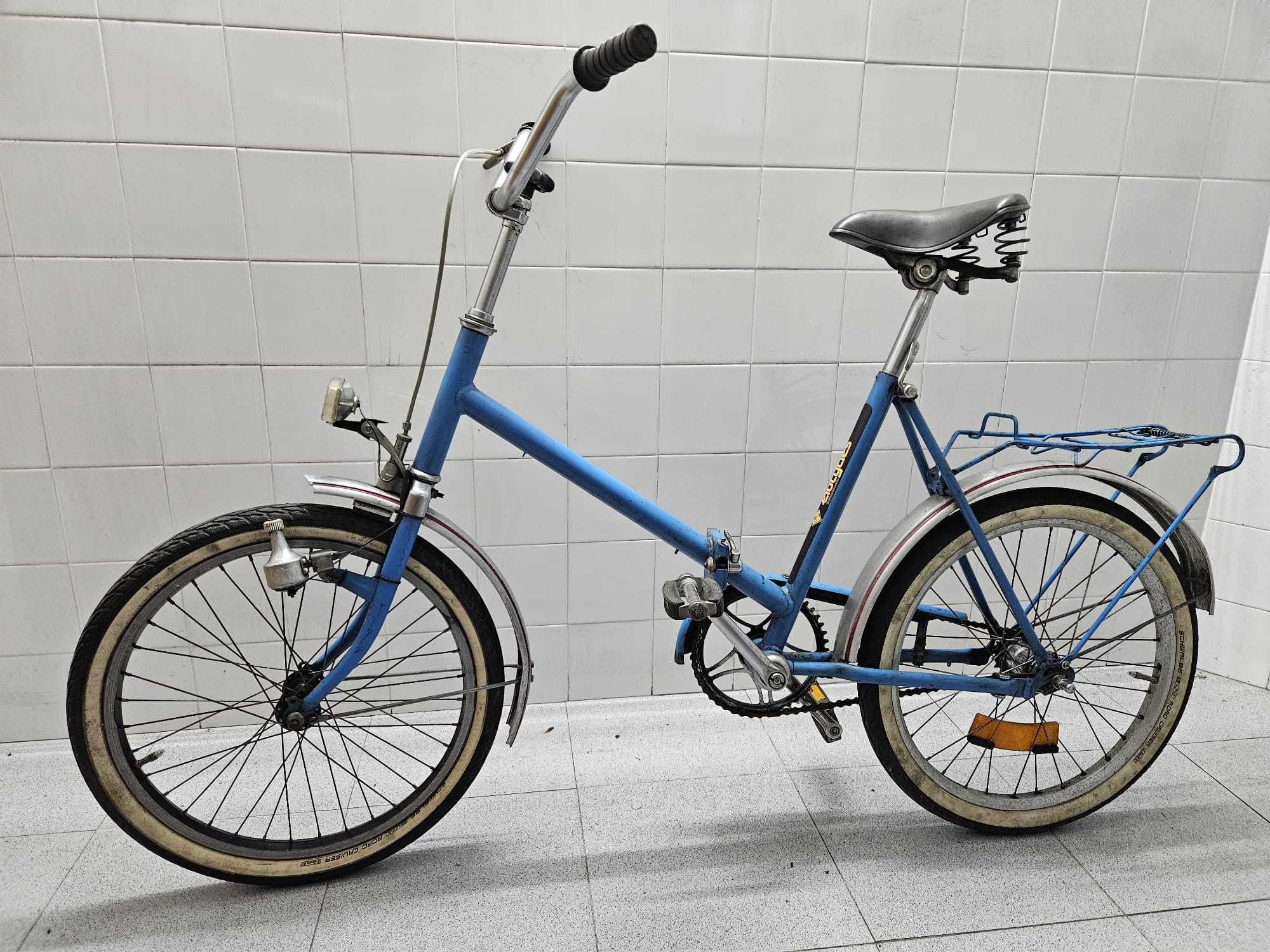 Bicicleta dobrável antiga Elbcycles