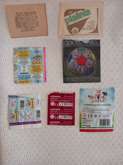 Lote de 7 carteiras de cromos vazias