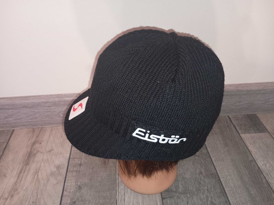 Czapka zimowa dziecięca Eisbar 50% wełna merino 8-10 lat
