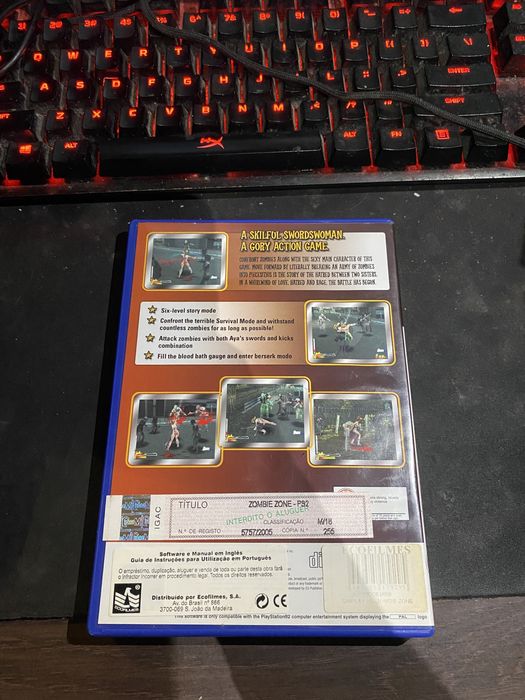 Jogo ps2 zombie zone