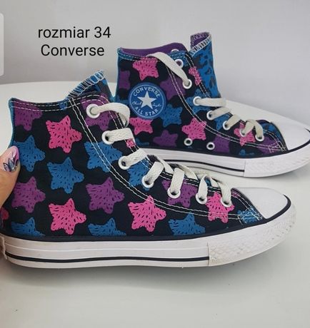 Trampki Converse All Star rozmiar 34 dla dziewczynki dziecięce