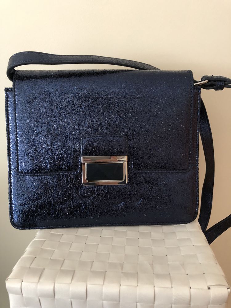 Bolsa azul purpurina bimba y lola