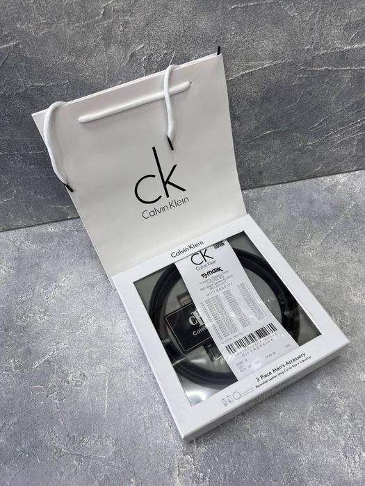 Мужской подарочный набор ремень  Calvin Klein