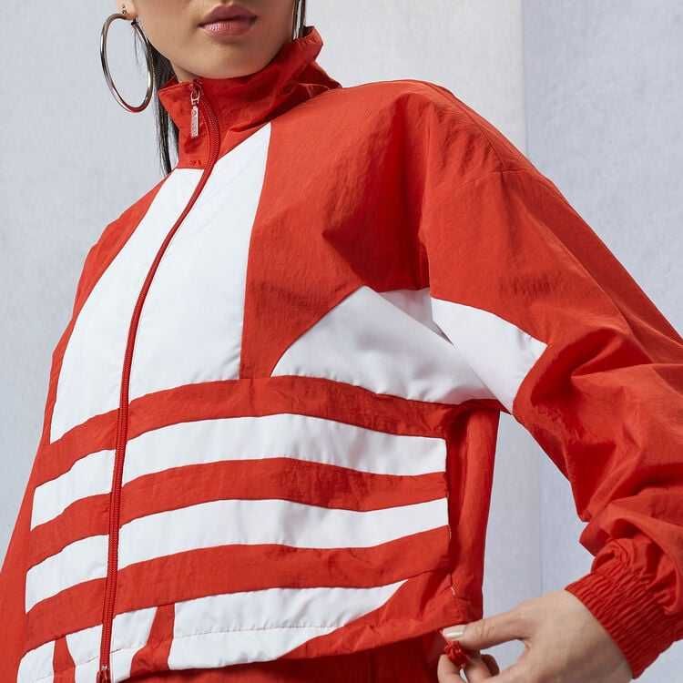 Жіноча легка вітровка куртка adidas big logo