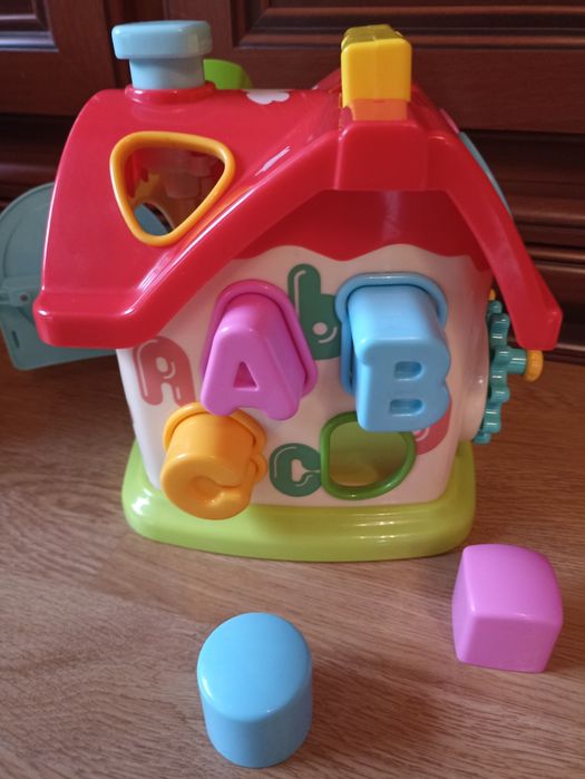 Сортер будинок. Розвиваюча іграшка Limo Toy чудо-будиночок