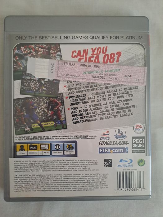 Fifa 2008 playstation 3