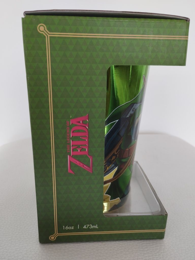 Legend of Zelda, duża szklanka, pint glass,szkło, 473ml, nowa