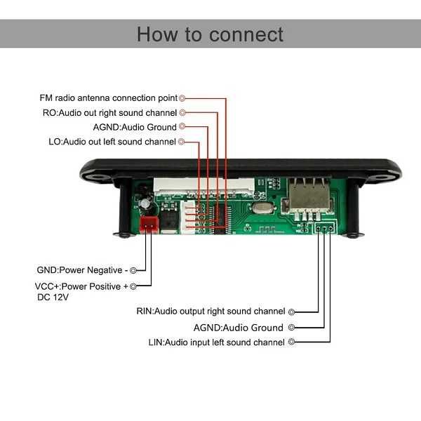 Bluetooth 5.0 MP3/APE/FLAC/WAV jk-d098bt-v1