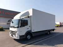 Mercedes-Benz ATEGO 818 L LIFT KONTENER+WINDA BOCZNE DRZWI  nr.77 E5 Import z Niemiec Pneumatyka el.Szyby;Lusterka Piękny Stan