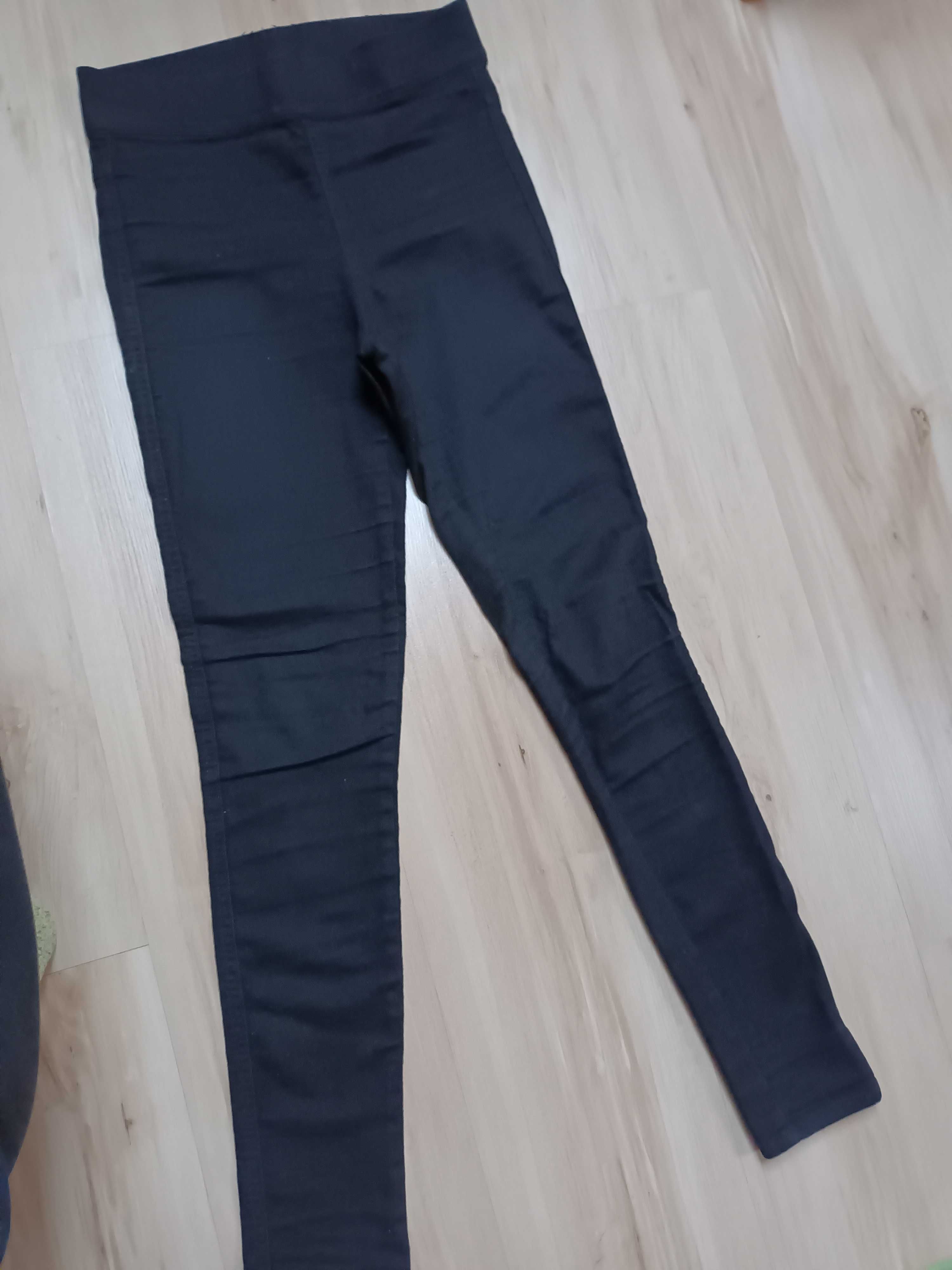Spodnie H&M z wysokim stanem, 36,  stan bdb