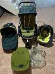 Conjunto trio carrinho ovo e alcofa Quinny Buzz